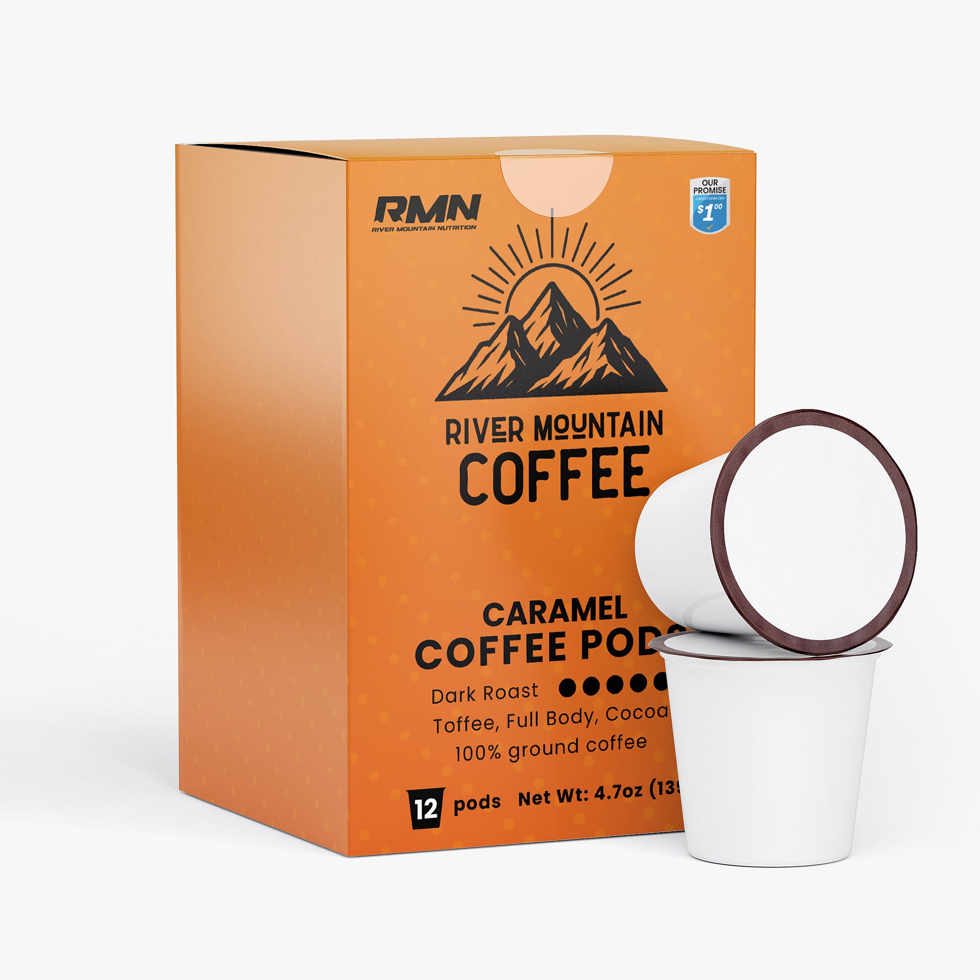 Caramel Coffee Pods (Dark Roast)